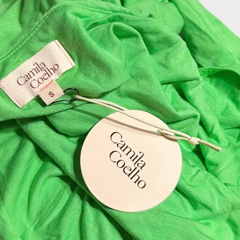 CAMILA COELHO Lena Mini Dress, Green, Small - Picture 12 of 12